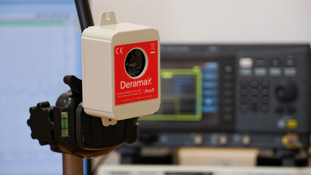 Měření plašiče Deramax-Profi